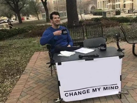 Change My Mind meme about Lelick
