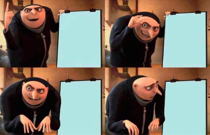 Gru's Plan meme about Lelick