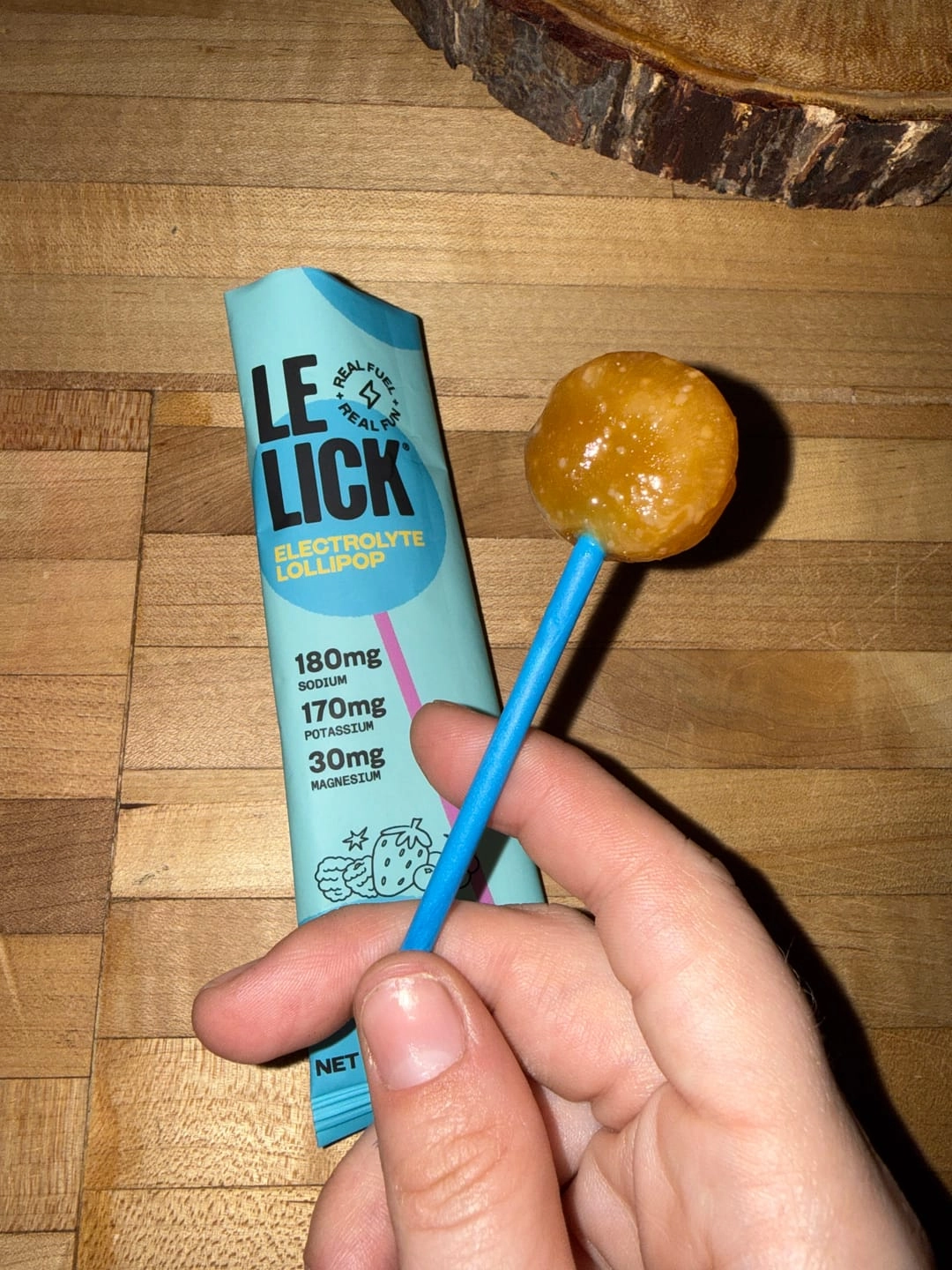 Customer photo review of Electrolyte Lollipops